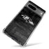 NFL Baltimore Ravens Black & White Google Pixel 7a Clear Case